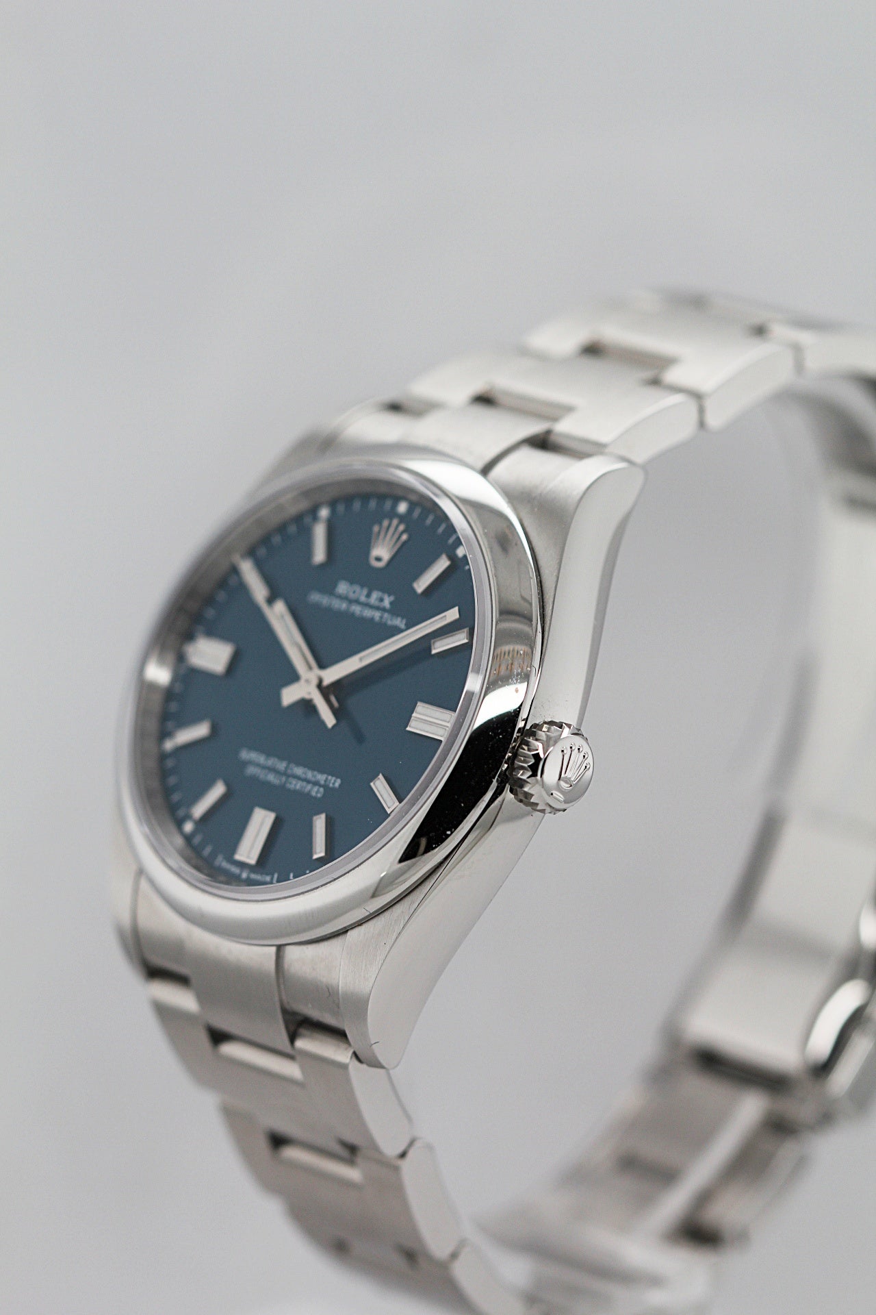 ROLEX Oyster Perpetual "Med Blue" Ref.126000