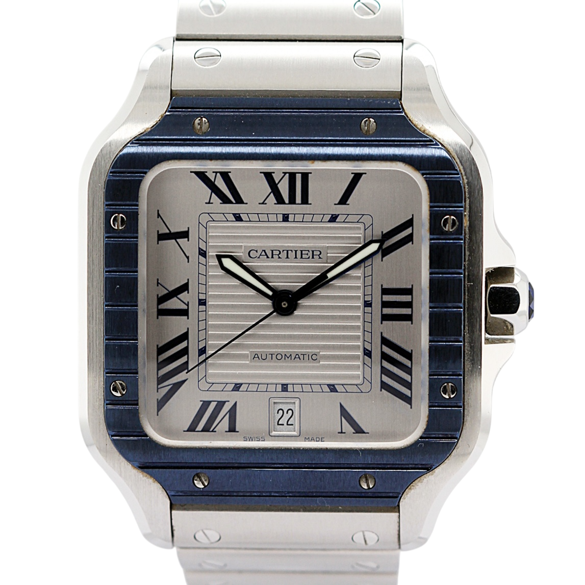 CARTIER Santos Bleu Large Ref.4072