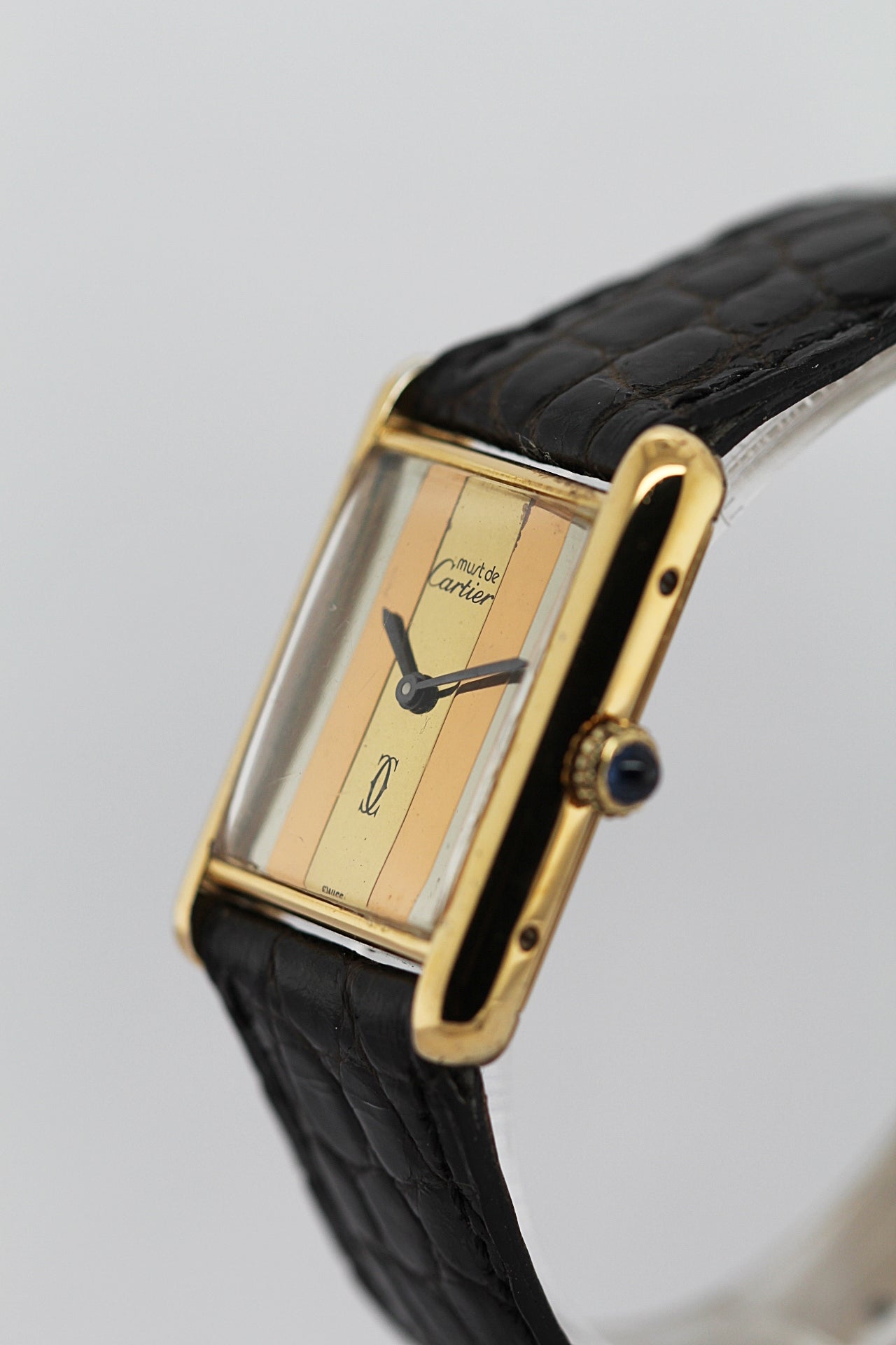 CARTIER Tank Vermeil Must Trinity