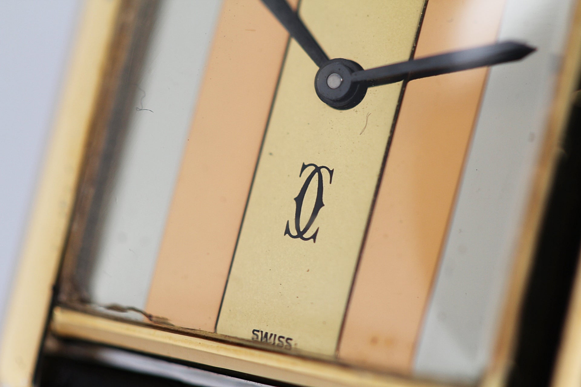 CARTIER Tank Vermeil Must Trinity