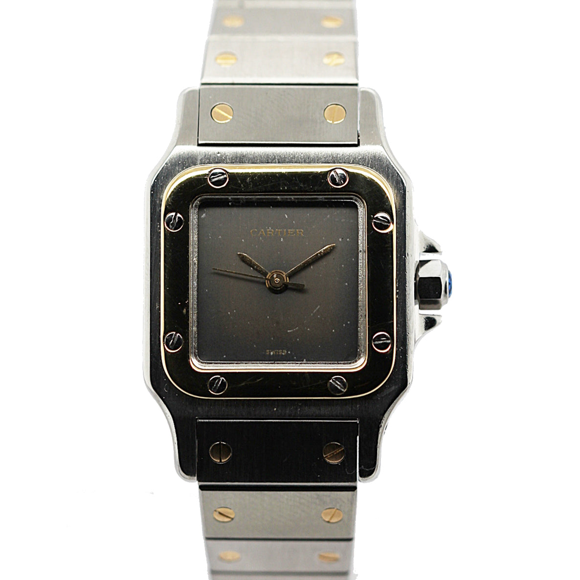 Cartier santos ladies watch sale