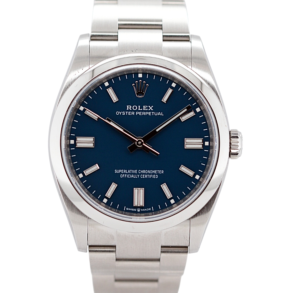 ROLEX Oyster Perpetual "Med Blue" Ref.126000