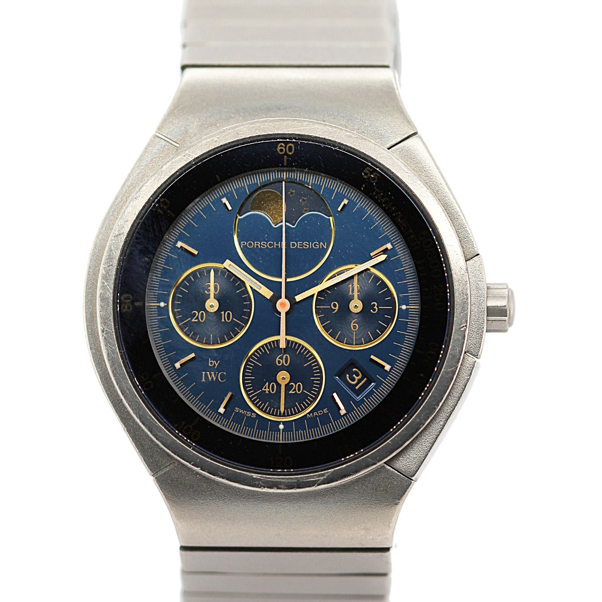 PORSCHE DESIGN BY IWC Chronograph with Moon Phase 