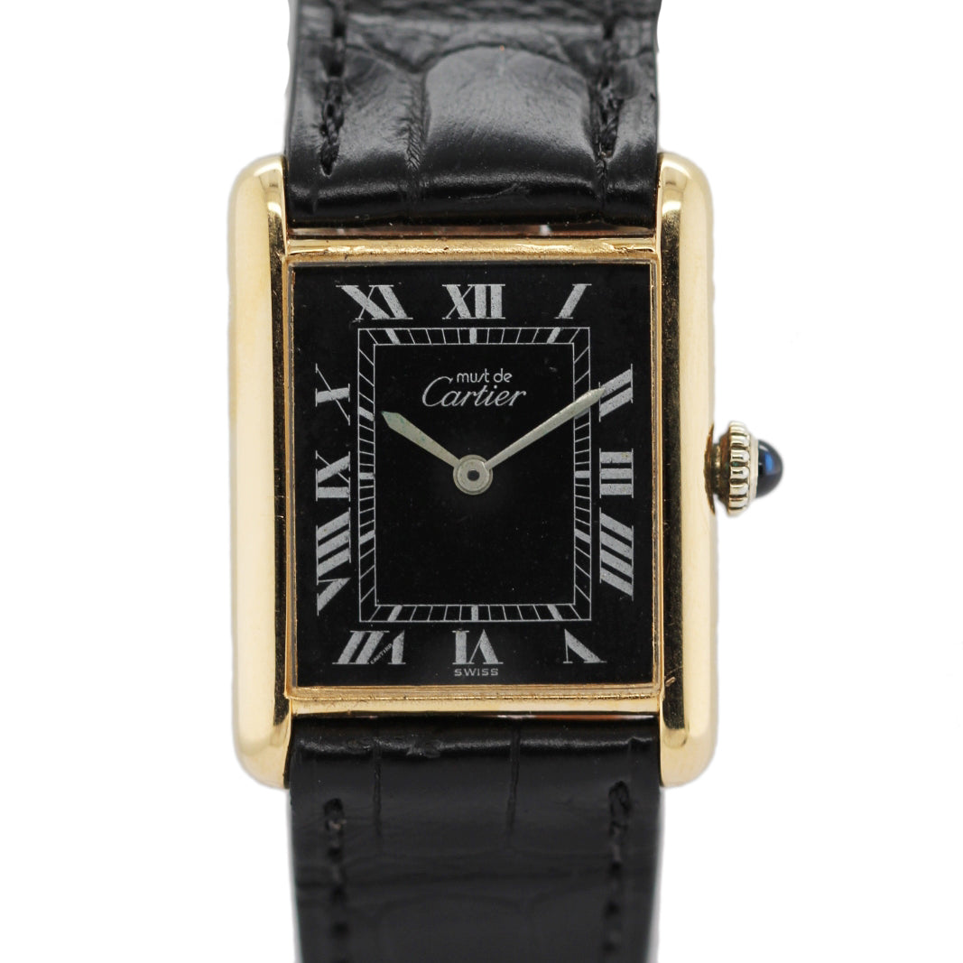 CARTIER<BR>Must Tank Vermeil