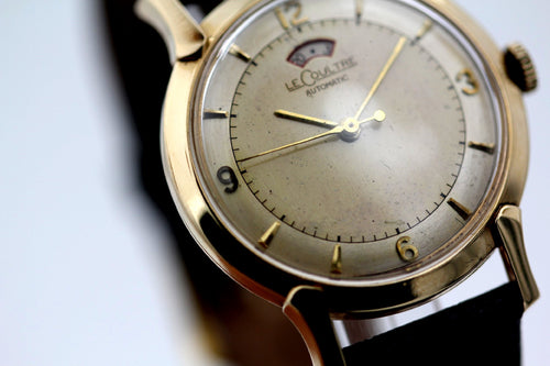 JAEGER-LE COULTRE<br>Yellow gold vintage power reserve
