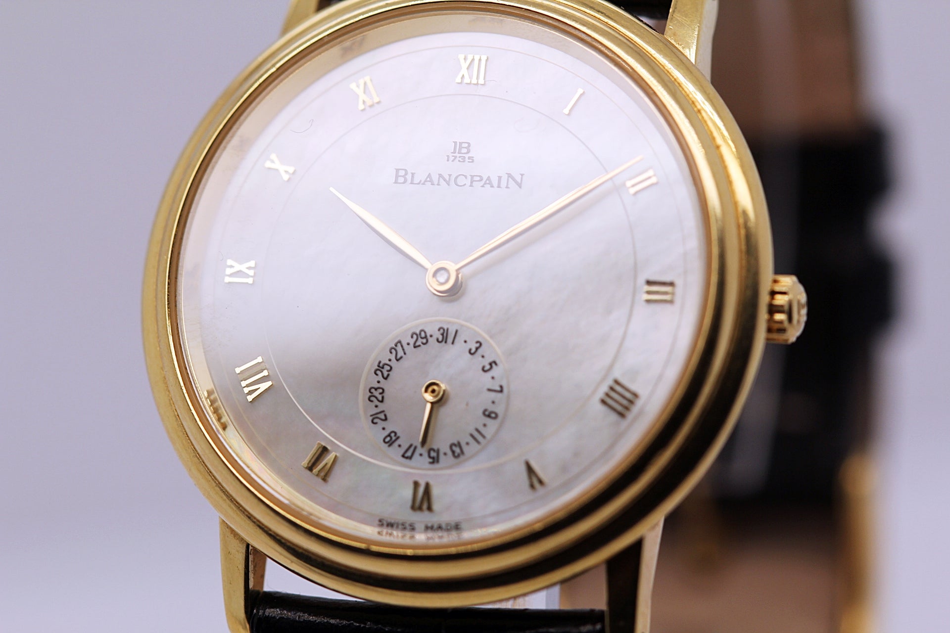 BLANCPAIN Villeret mother of pearl Uhrboerse